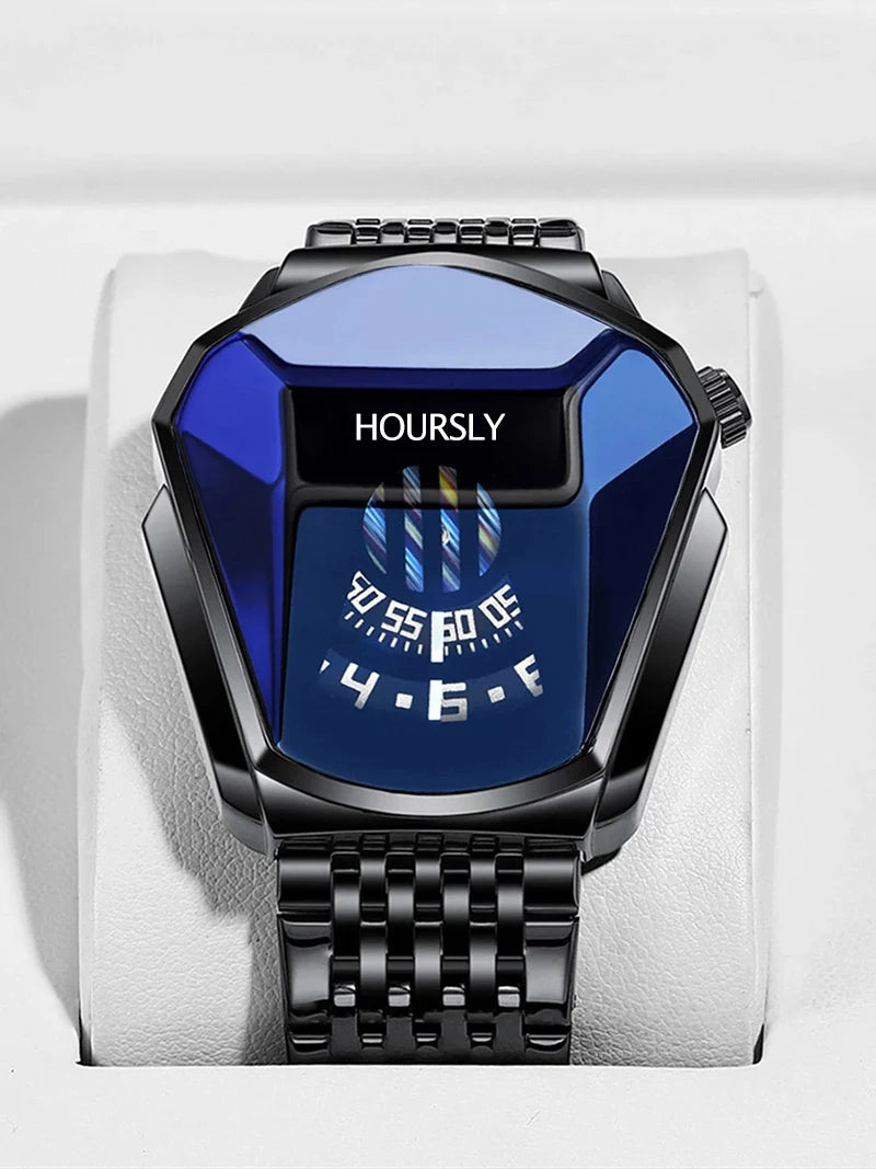 HOURSLY Men's Stainless Steel Quartz Watch