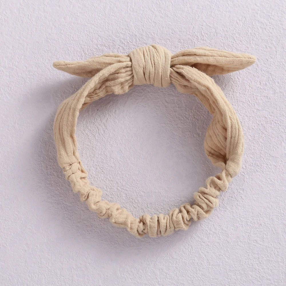 Rabbit Ears Baby Girl Headband Elastic Girl Hairband Newborn Baby Bow Headbands Bowknot Hair Accessories