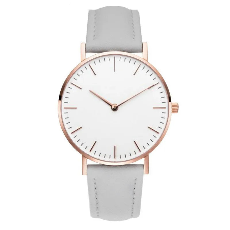 Aurajutt Rose Gold Steel Bracelet Watch