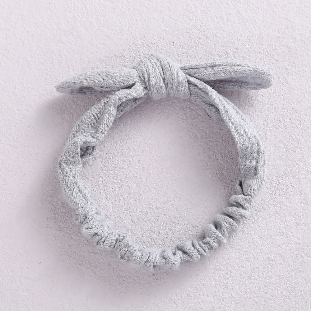 Rabbit Ears Baby Girl Headband Elastic Girl Hairband Newborn Baby Bow Headbands Bowknot Hair Accessories