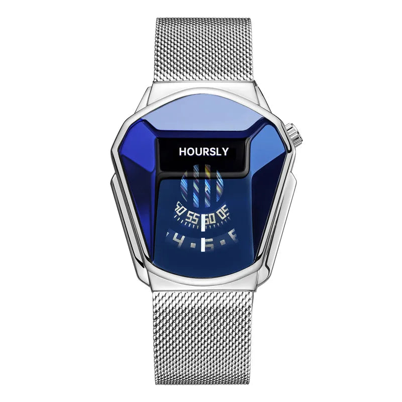 HOURSLY Men's Stainless Steel Quartz Watch