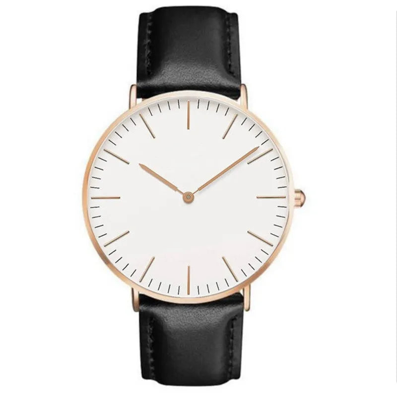 Aurajutt Rose Gold Steel Bracelet Watch