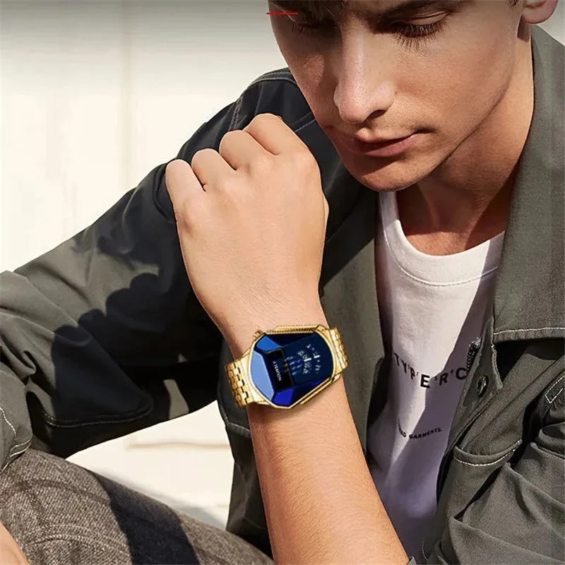 HOURSLY Men's Stainless Steel Quartz Watch