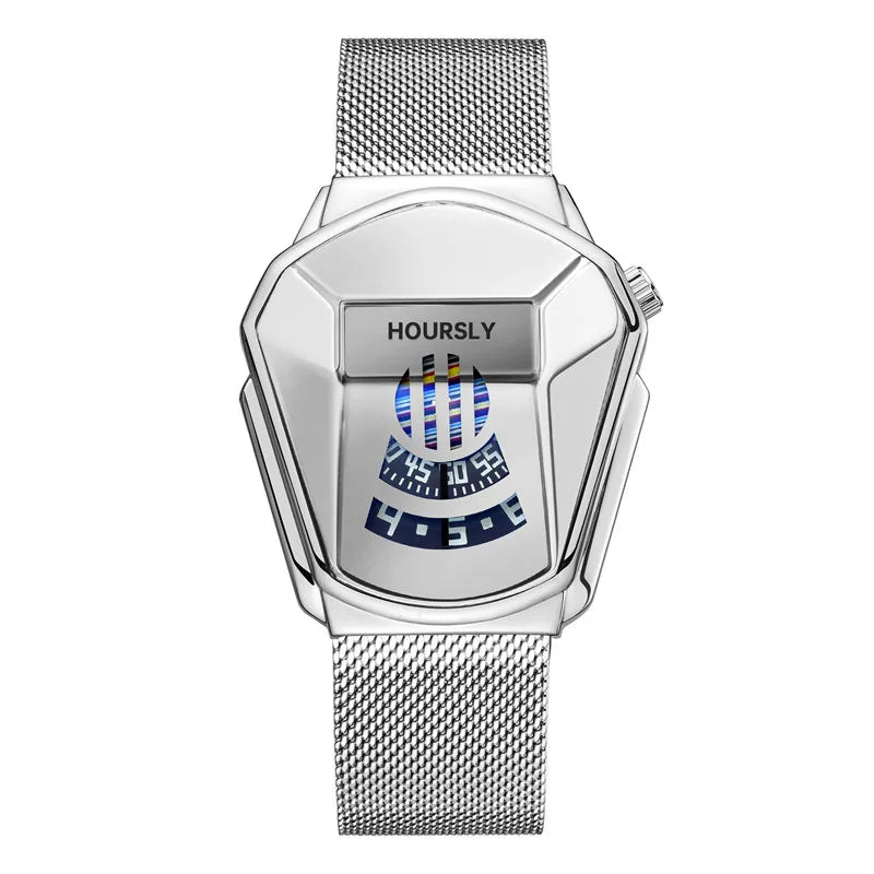 HOURSLY Men's Stainless Steel Quartz Watch
