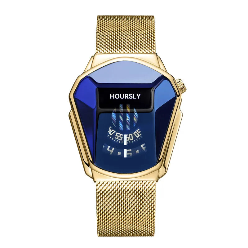 HOURSLY Men's Stainless Steel Quartz Watch