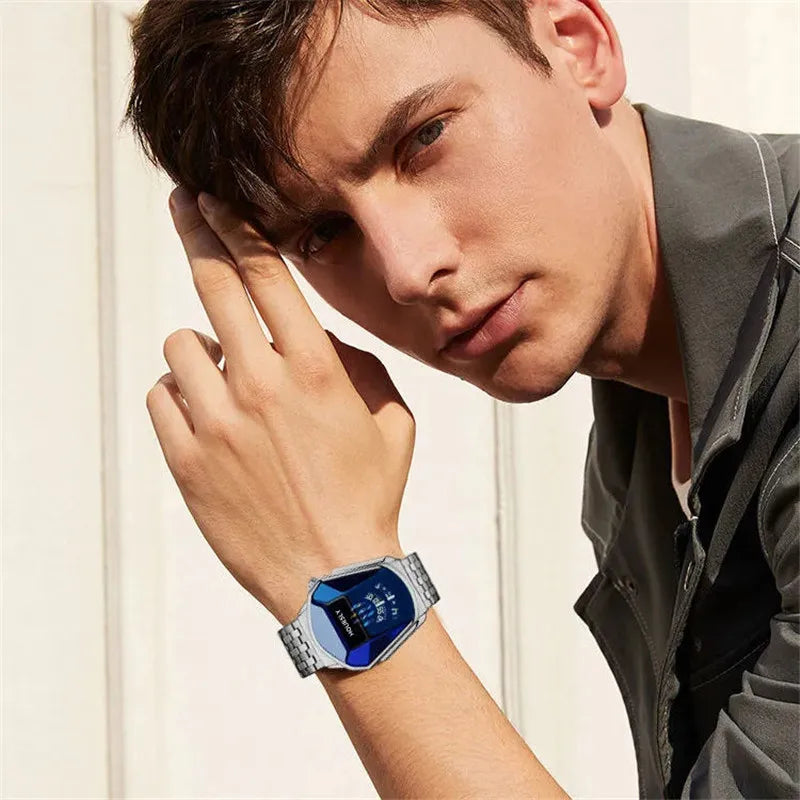 HOURSLY Men's Stainless Steel Quartz Watch