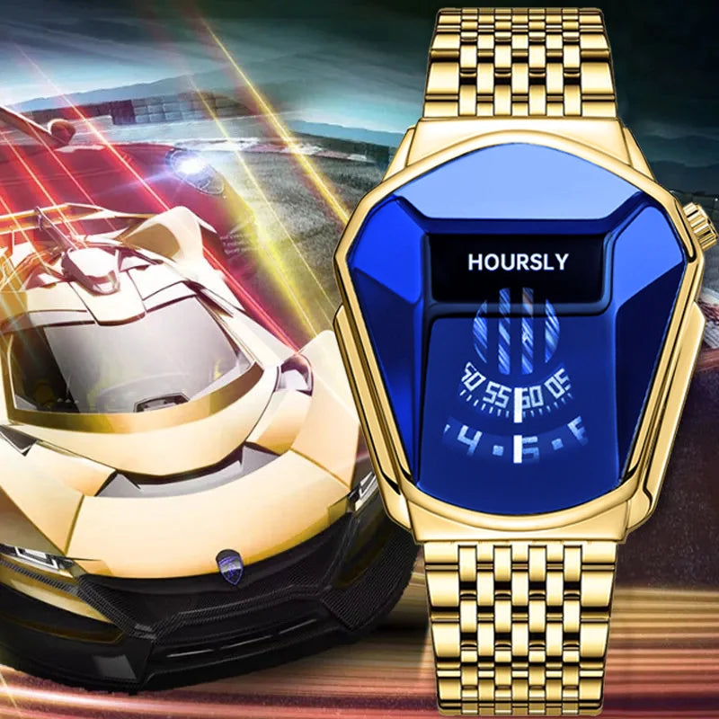 HOURSLY Men's Stainless Steel Quartz Watch