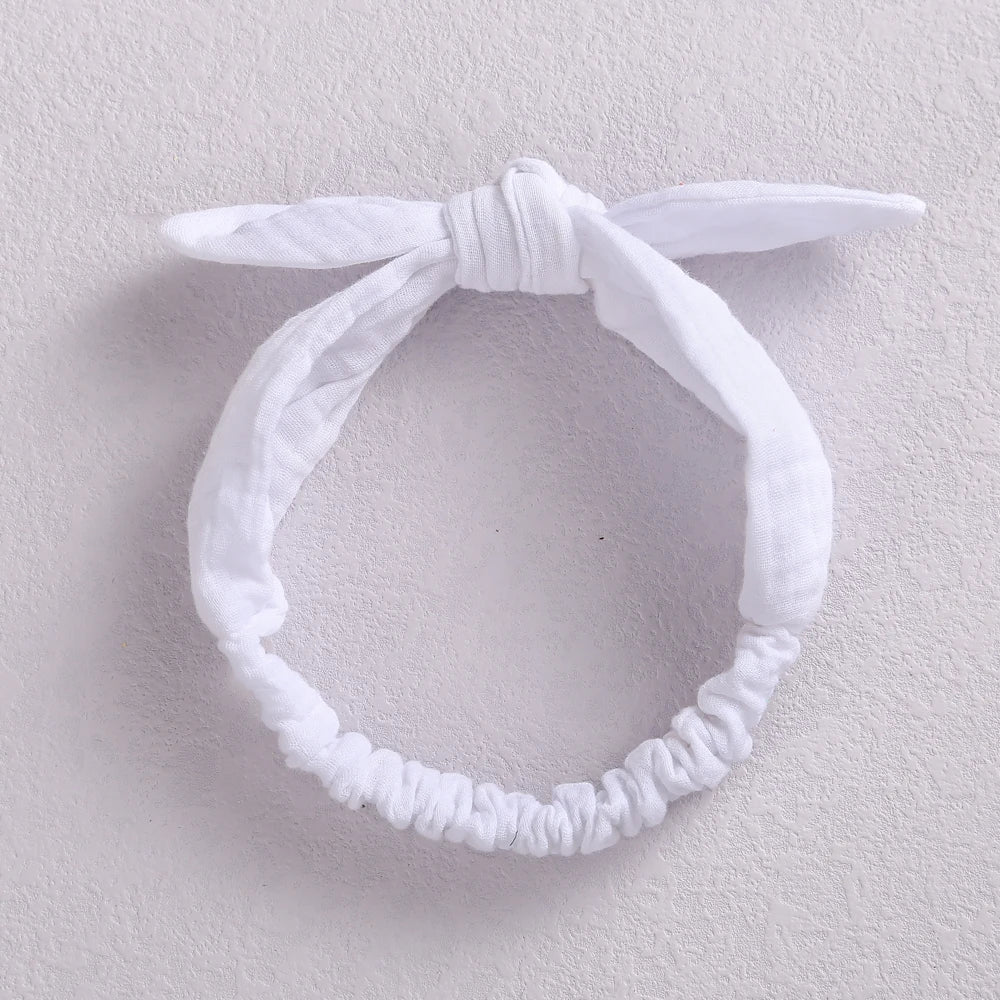 Rabbit Ears Baby Girl Headband Elastic Girl Hairband Newborn Baby Bow Headbands Bowknot Hair Accessories