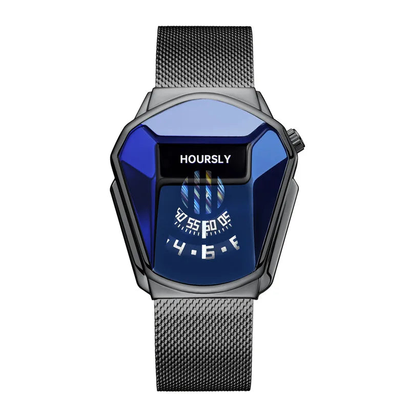 HOURSLY Men's Stainless Steel Quartz Watch