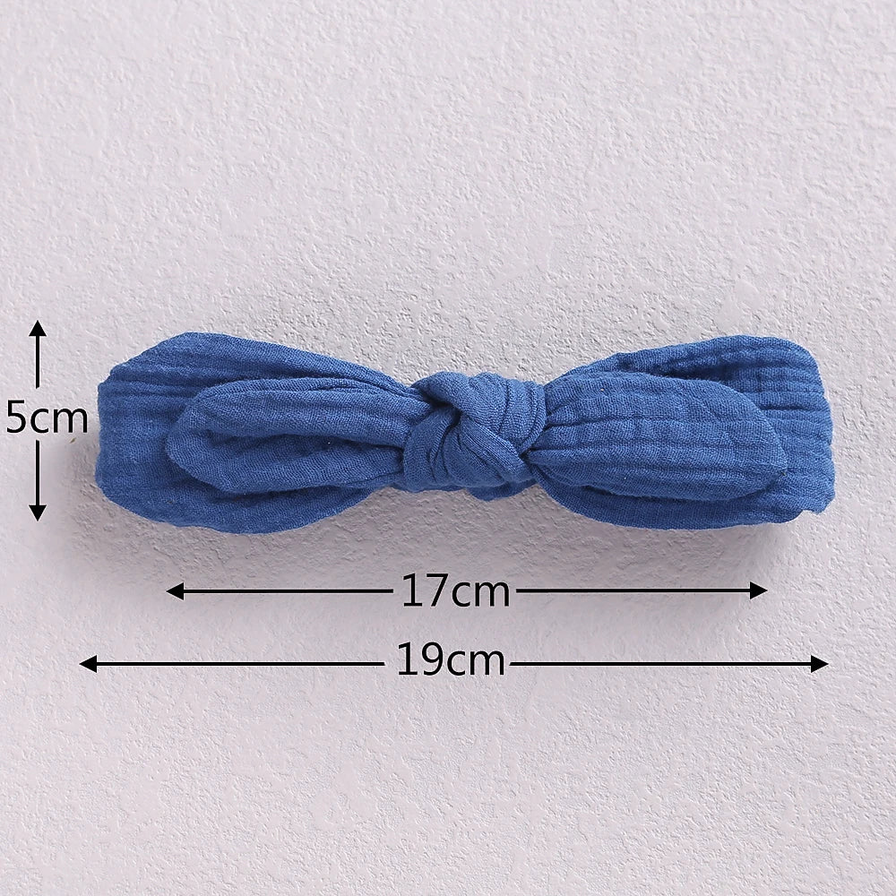 Rabbit Ears Baby Girl Headband Elastic Girl Hairband Newborn Baby Bow Headbands Bowknot Hair Accessories