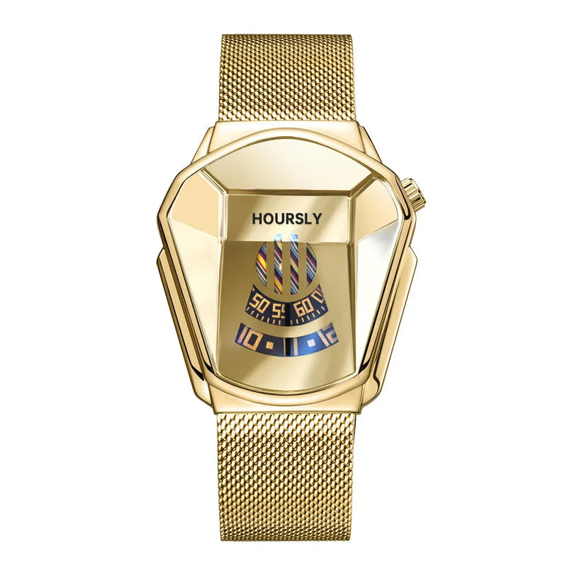 HOURSLY Men's Stainless Steel Quartz Watch
