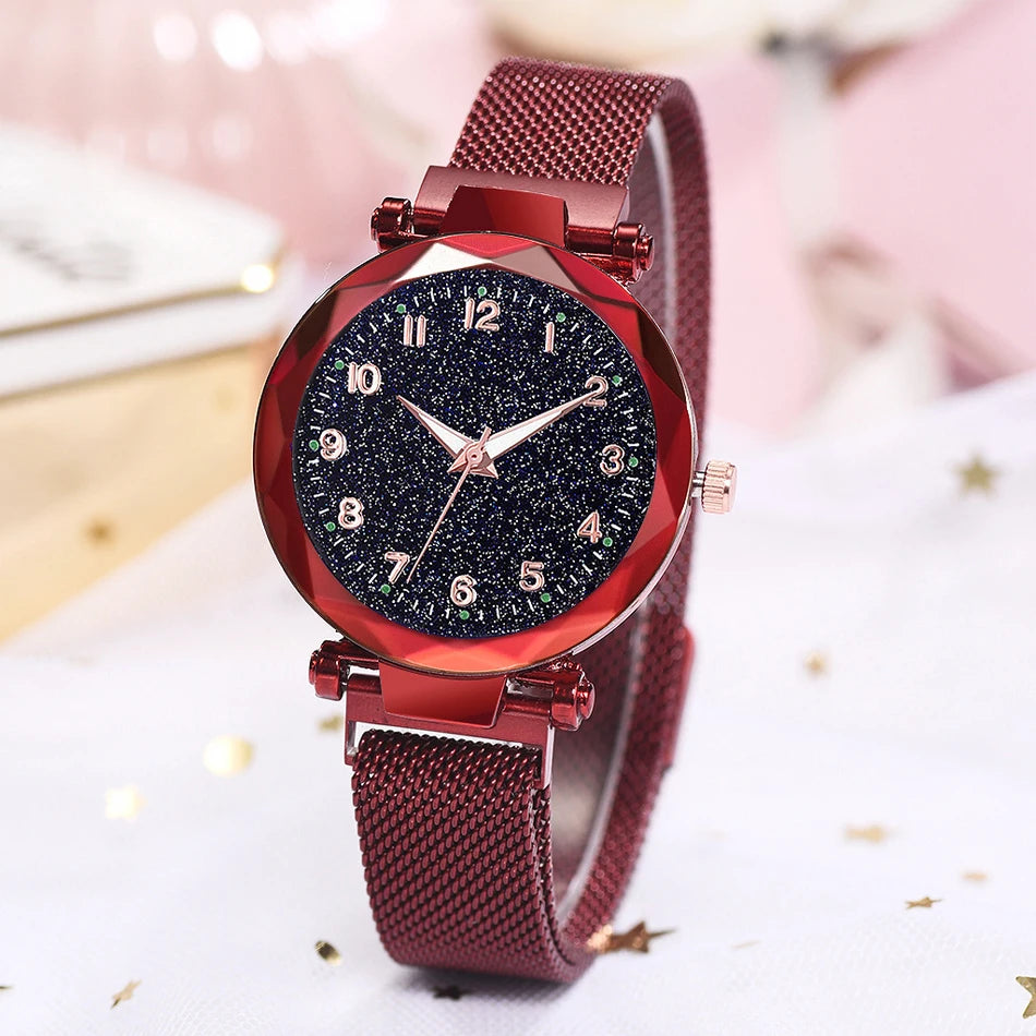 Aurajutt Starry Sky Magnetic Watch