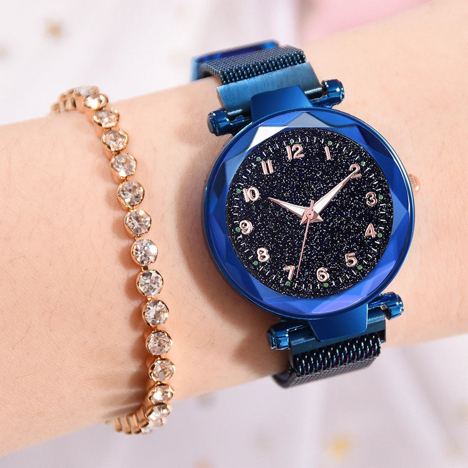 Aurajutt Starry Sky Magnetic Watch