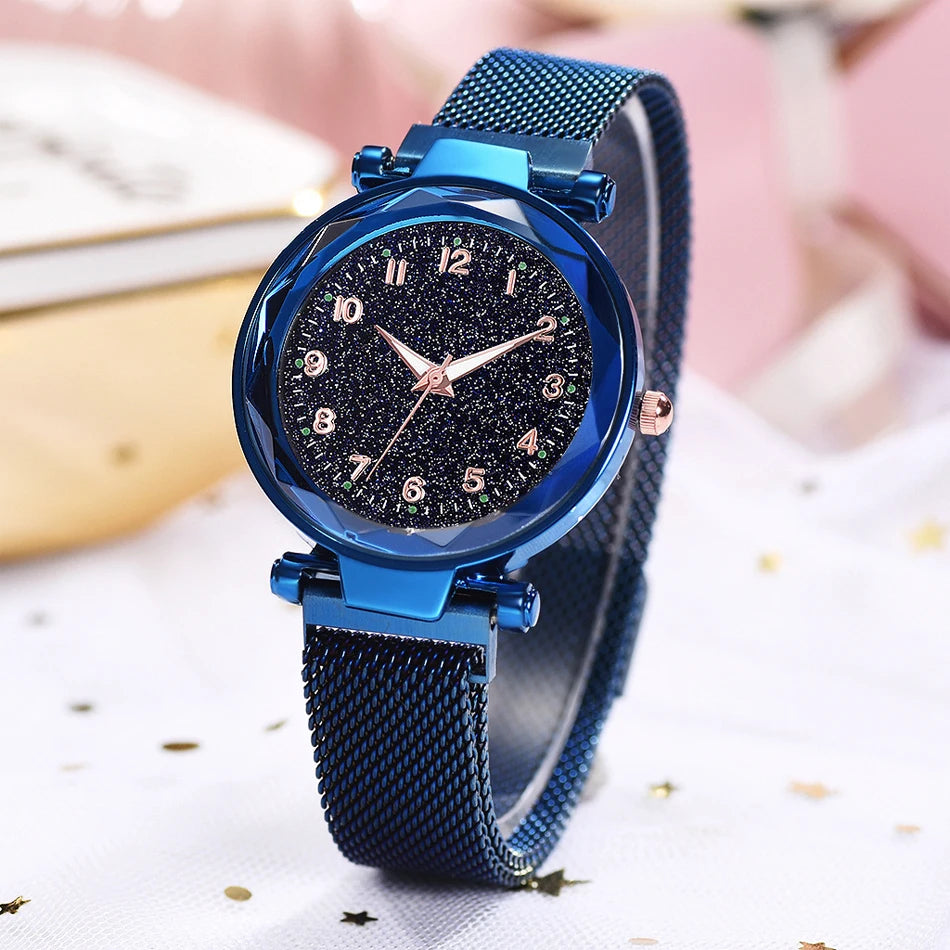 Aurajutt Starry Sky Magnetic Watch