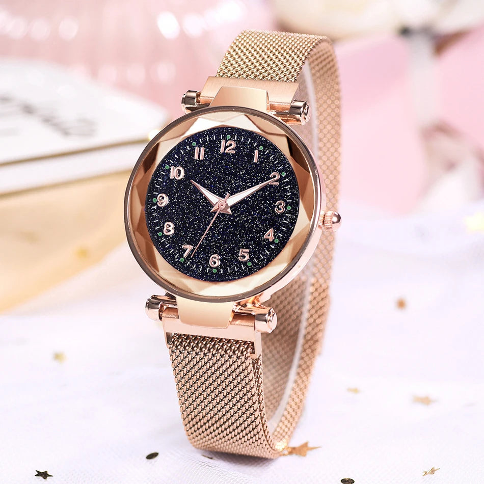 Aurajutt Starry Sky Magnetic Watch