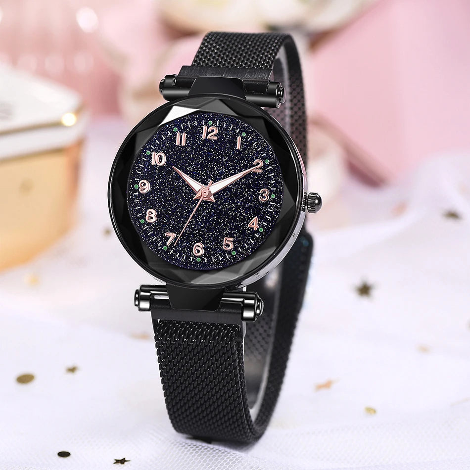 Aurajutt Starry Sky Magnetic Watch
