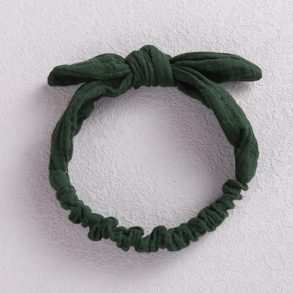 Rabbit Ears Baby Girl Headband Elastic Girl Hairband Newborn Baby Bow Headbands Bowknot Hair Accessories
