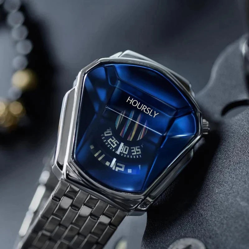 HOURSLY Men's Stainless Steel Quartz Watch