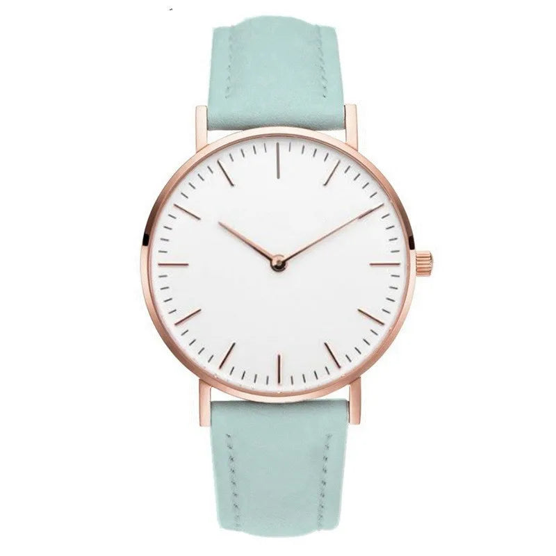 Aurajutt Rose Gold Steel Bracelet Watch