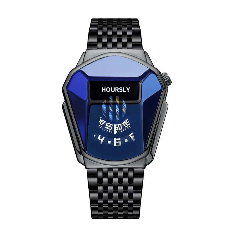 HOURSLY Men's Stainless Steel Quartz Watch