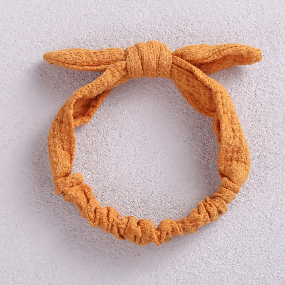 Rabbit Ears Baby Girl Headband Elastic Girl Hairband Newborn Baby Bow Headbands Bowknot Hair Accessories