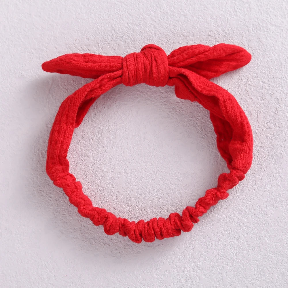Rabbit Ears Baby Girl Headband Elastic Girl Hairband Newborn Baby Bow Headbands Bowknot Hair Accessories