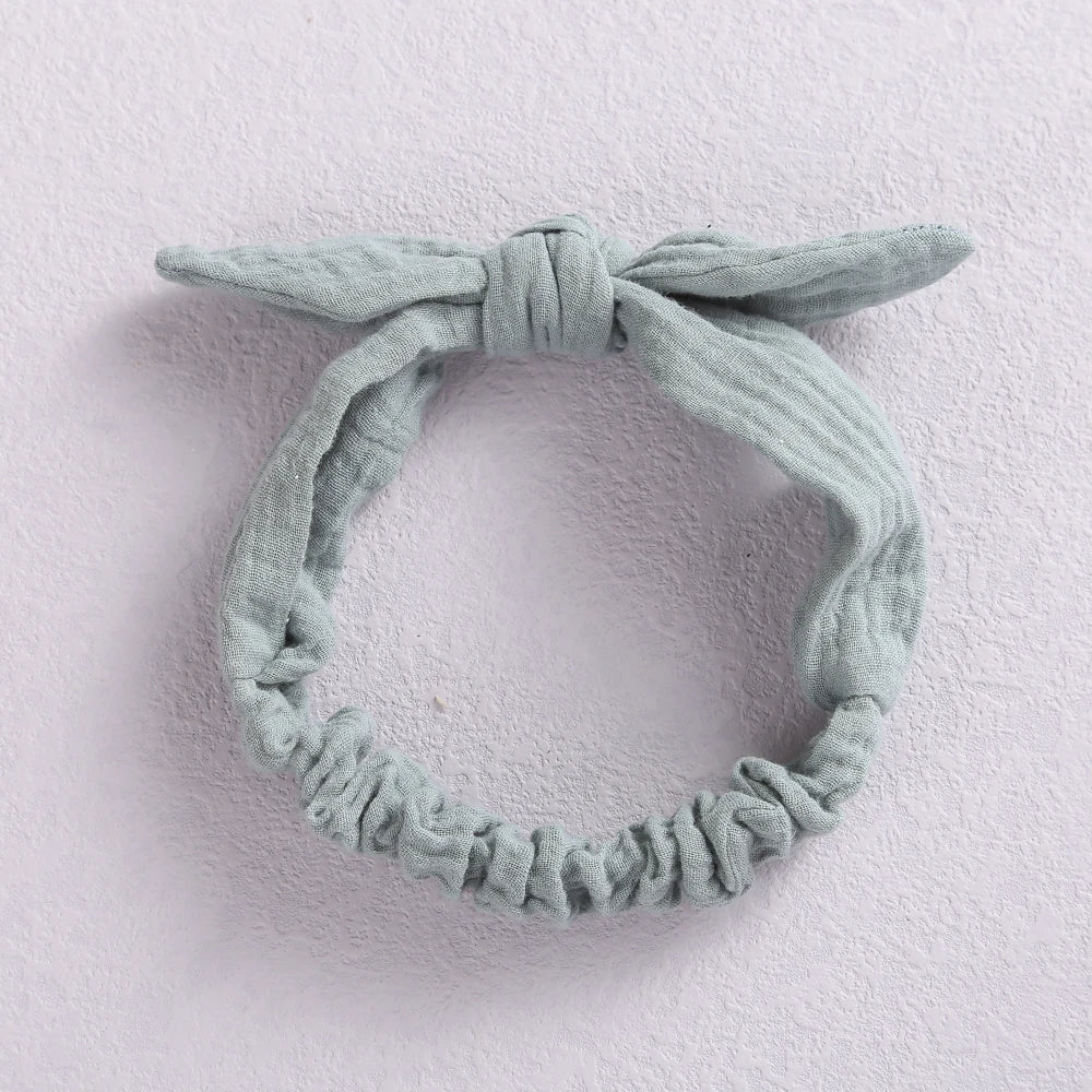 Rabbit Ears Baby Girl Headband Elastic Girl Hairband Newborn Baby Bow Headbands Bowknot Hair Accessories