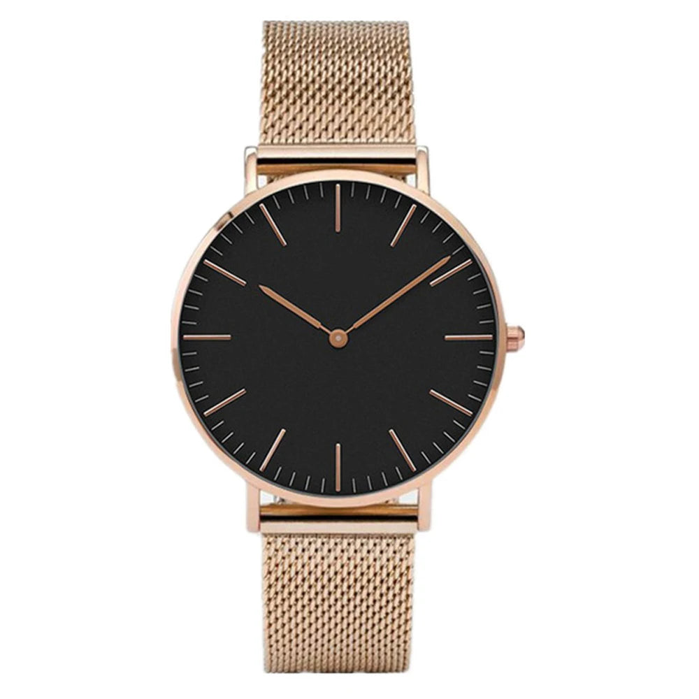 Luxury Rose Gold Watch Women Bracelet Top Brand Ladies Casual Quartz Clock Steel Women's Wristwatch Montre Femme Relogio