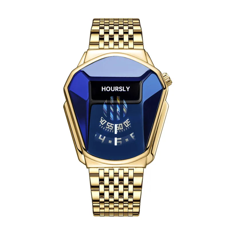 HOURSLY Men's Stainless Steel Quartz Watch
