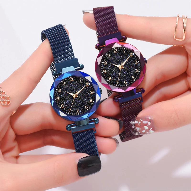 Aurajutt Starry Sky Magnetic Watch
