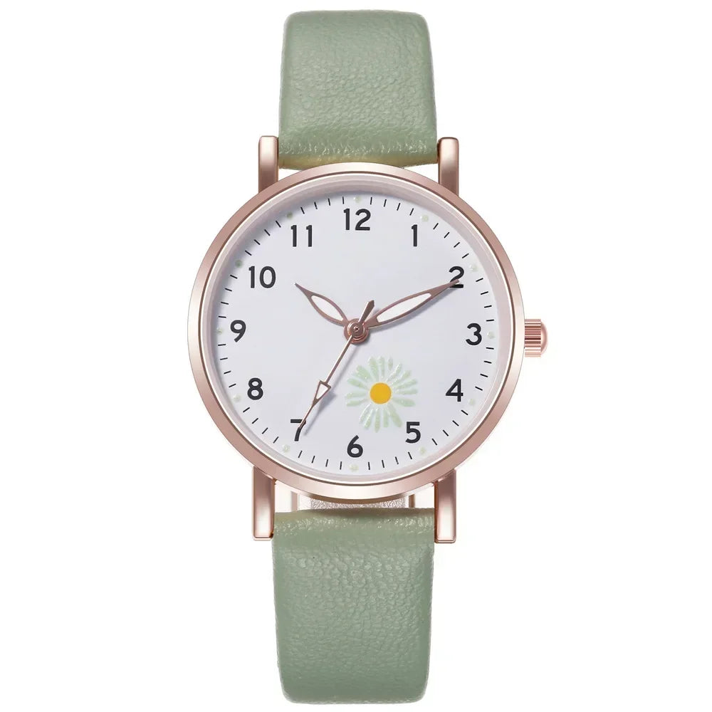 Aurajutt Luminous Leather Watch