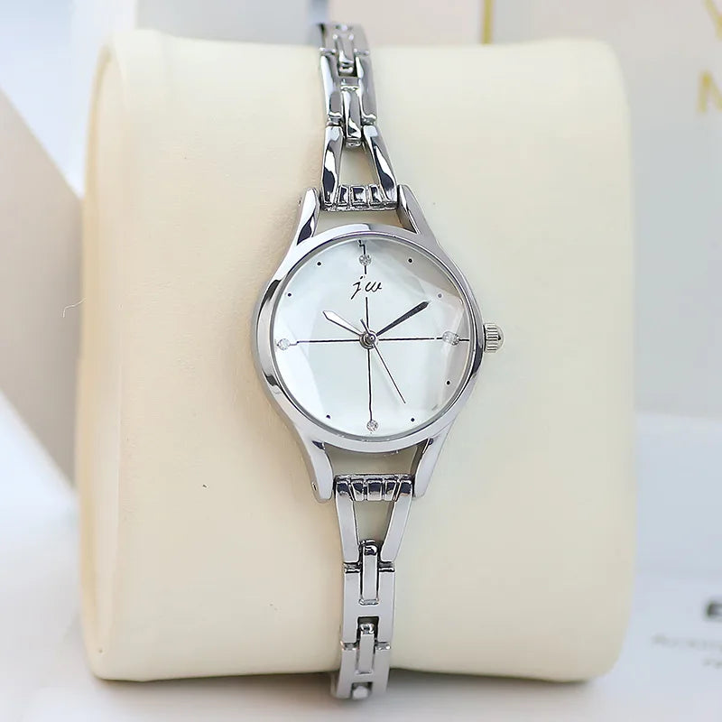 Luxury Bracelet Watch For Women Elegant Rose Gold Ladies Wrist Watches Rhinestone Simple Fashion Female Quartz Relogio Feminino