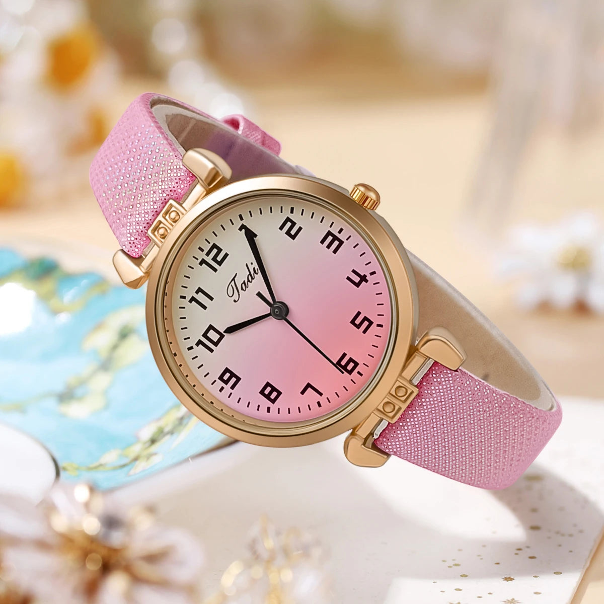 Aurajutt Classic Leather Quartz Watch