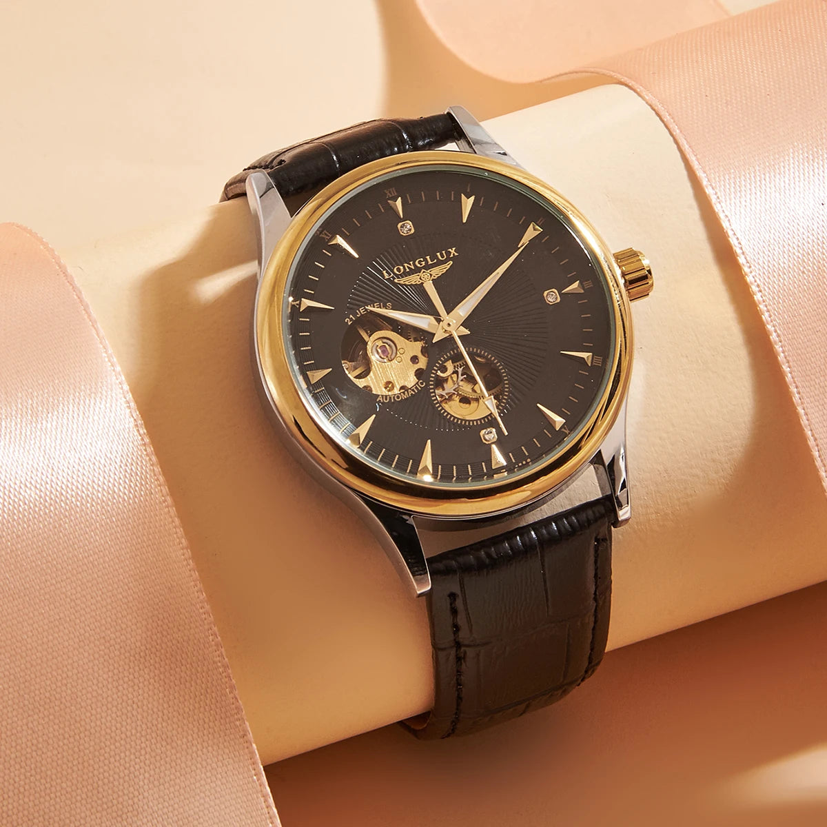 Aurajutt Skeleton Automatic Watch