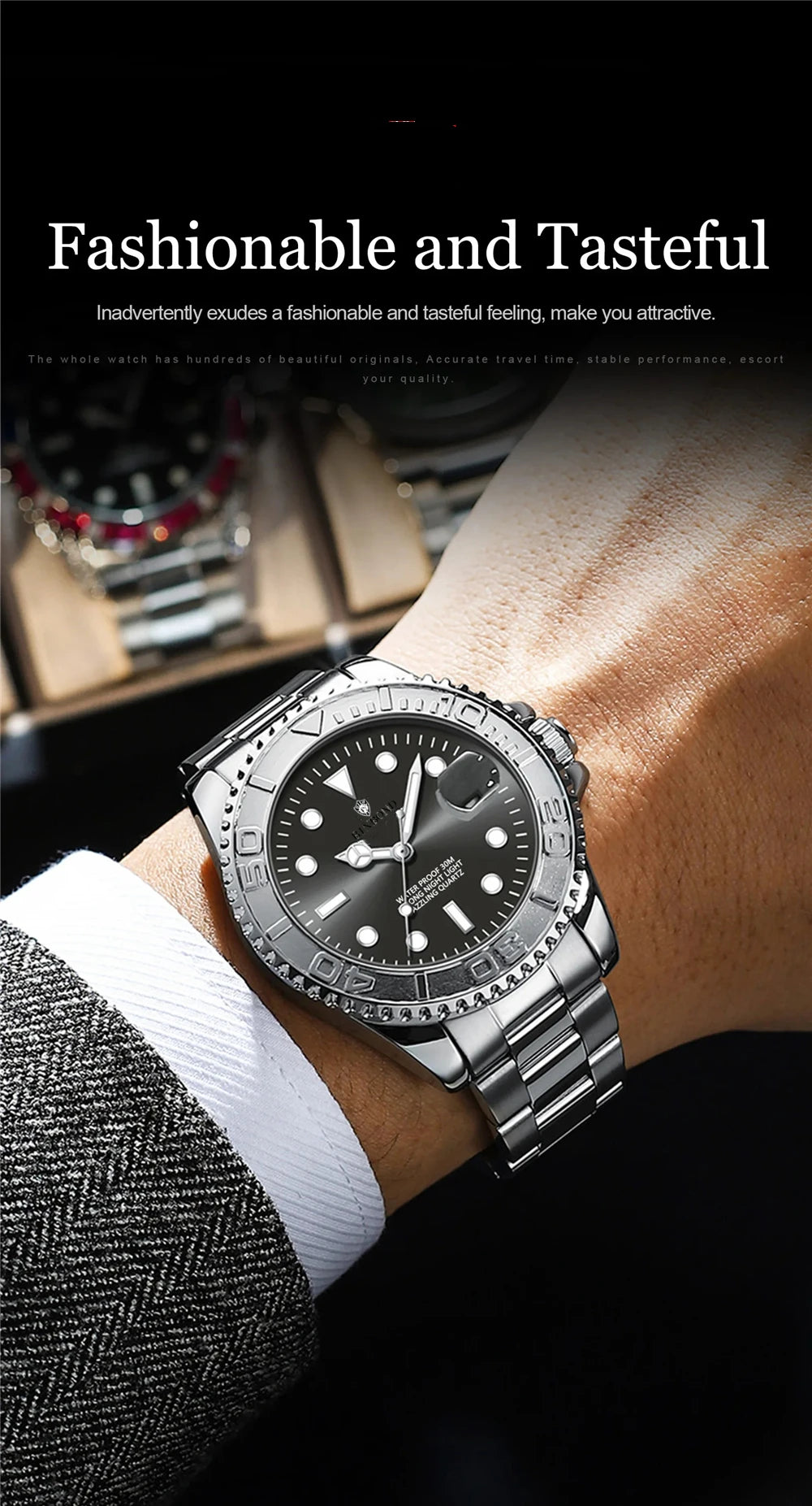 Aurajutt Sport Steel Digital Watch