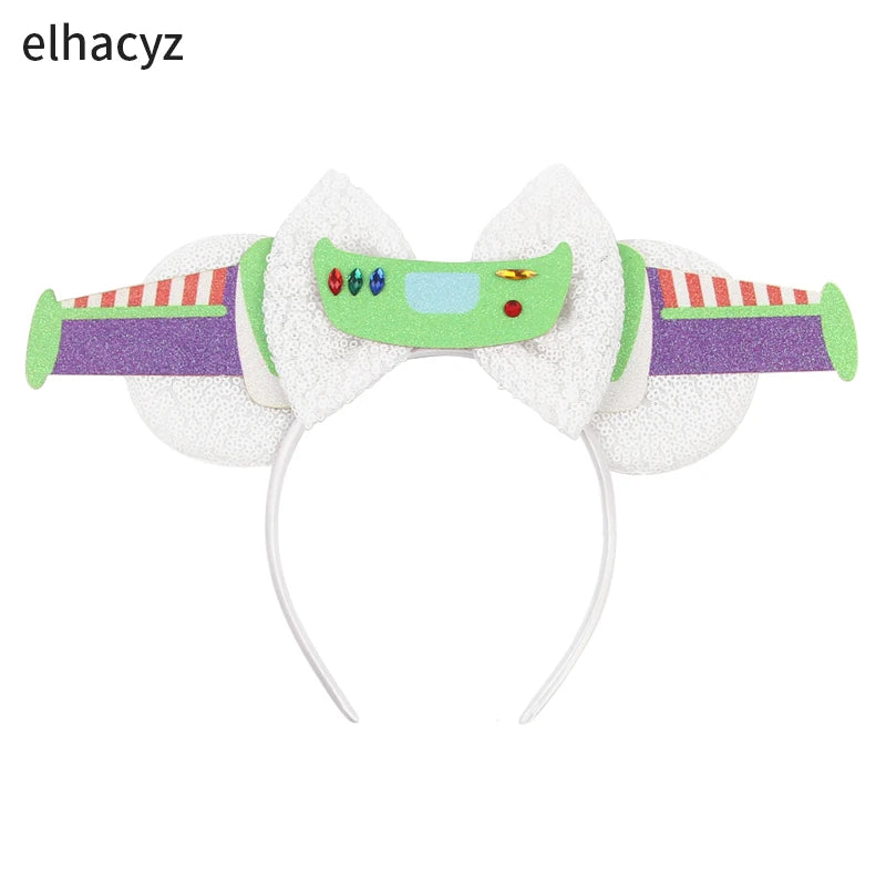 Cute Mouse Headband Pixar Toy Story Hair Accessories Women Woody Buzz Lightyear Headbands for Girls Ears Alien Head band Kids