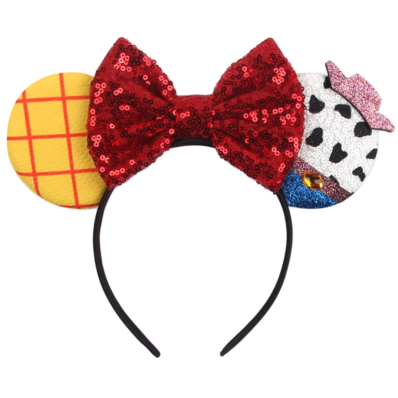 Cute Mouse Headband Pixar Toy Story Hair Accessories Women Woody Buzz Lightyear Headbands for Girls Ears Alien Head band Kids