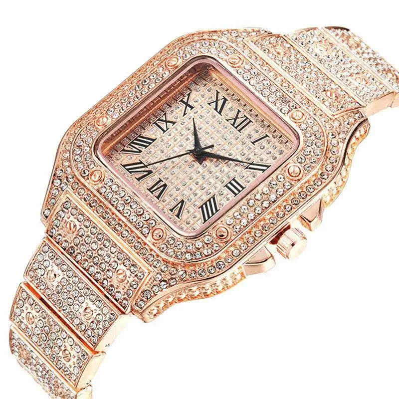 Aurajutt Diamond Bracelet Watch