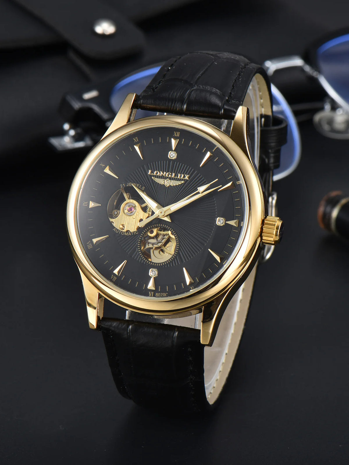 Aurajutt Skeleton Automatic Watch