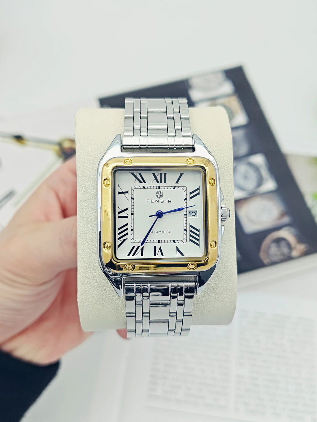 Aurajutt Business Calendar Steel Watch