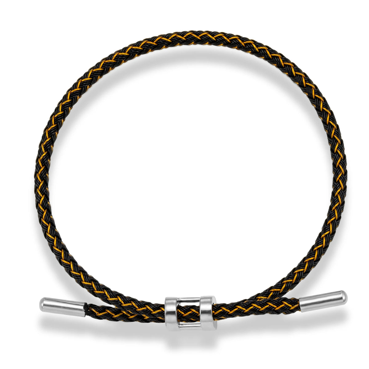 Luxury Multicolor Handmade Bracelet for Women Men Adjustable Anti-fade Stainless Steel Wire Waterproof Rope Couple Jewelry Gift