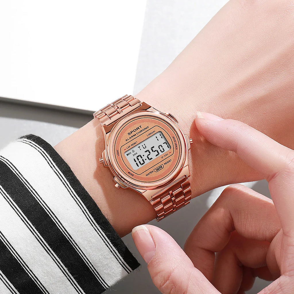 Aurajutt LED Bracelet Watch Set