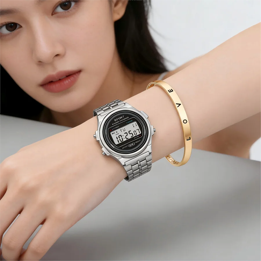 Aurajutt LED Bracelet Watch Set