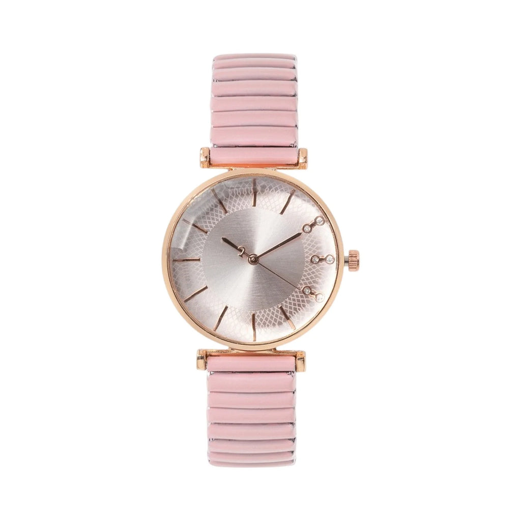 Luxury Treasure Blue Simple Crystal Ladies Quartz Watch Casual Stainless Steel Stretch Strap Fashion Women Dress Clock Watches