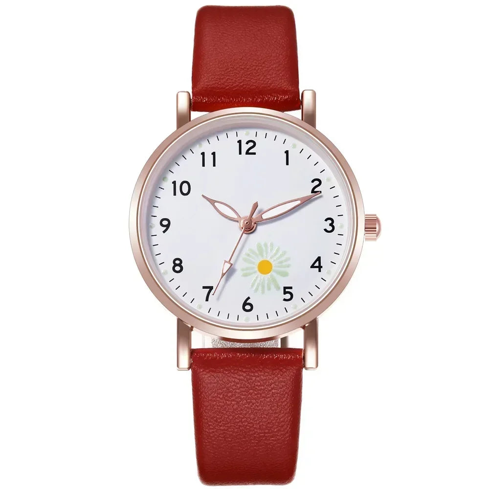 Aurajutt Luminous Leather Watch
