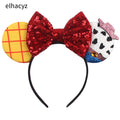Cute Mouse Headband Pixar Toy Story Hair Accessories Women Woody Buzz Lightyear Headbands for Girls Ears Alien Head band Kids