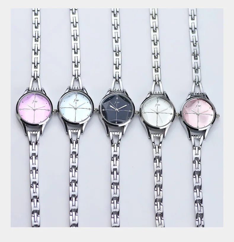 Luxury Bracelet Watch For Women Elegant Rose Gold Ladies Wrist Watches Rhinestone Simple Fashion Female Quartz Relogio Feminino
