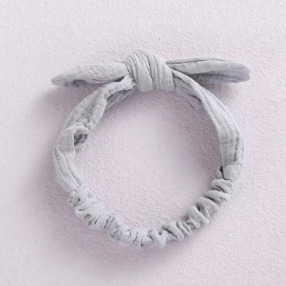 Rabbit Ears Baby Girl Headband Elastic Girl Hairband Newborn Baby Bow Headbands Bowknot Hair Accessories