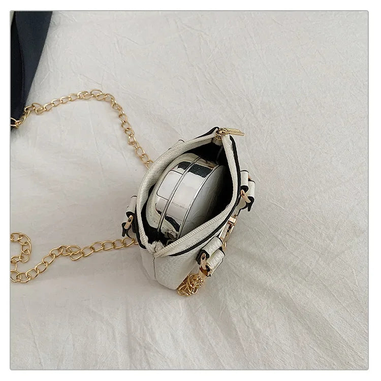 2026 Girls Hand-held Small Square Bag 2025 Summer New Classic Children Carrying One-shoulder Messenger Bag. Wallet Keychain