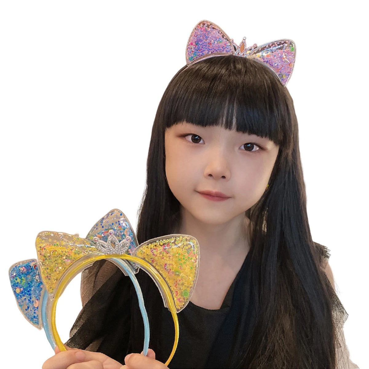 Cute Cat Ears Party Hair Hoops Non Teeth Cat Ear Headband Hair Accessories for Women Girls Party Cosplay Costume